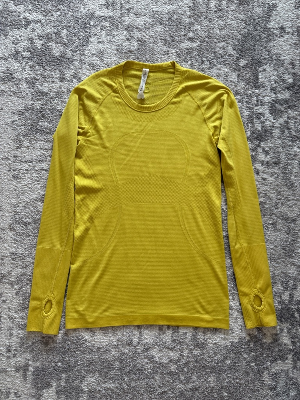 Lululemon Seiftly Tech Long Sleeve Top Yellow